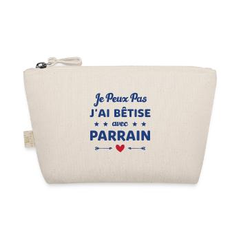 je peux pas j ai bêtise avec Parrain - Trousse biologique - nature - Devant