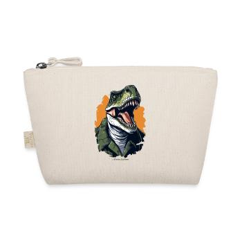 A Human as a T Rex Dinosaur - Organic Pouch - nature - Front