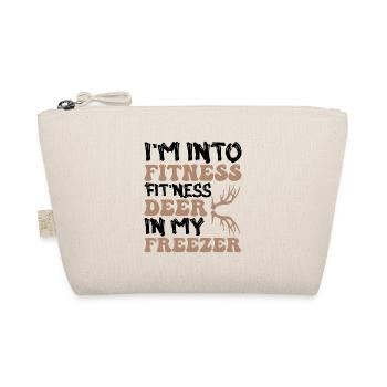 I'm Into Fitness Fit'ness Deer In My Freezer Funny - Organic Pouch - nature - Front