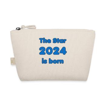 Birth 2024 - Gift - The Star 2024 is born - Organic Pouch - nature - Front