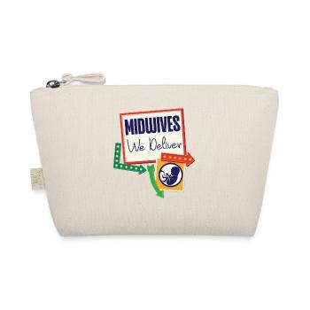 Nurse Midwife Birth Worker Flower - Organic Pouch - nature - Front