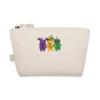 Mardi Gras Capybara Faschings Kostüm - Bio-Täschchen - Natur - Vorne
