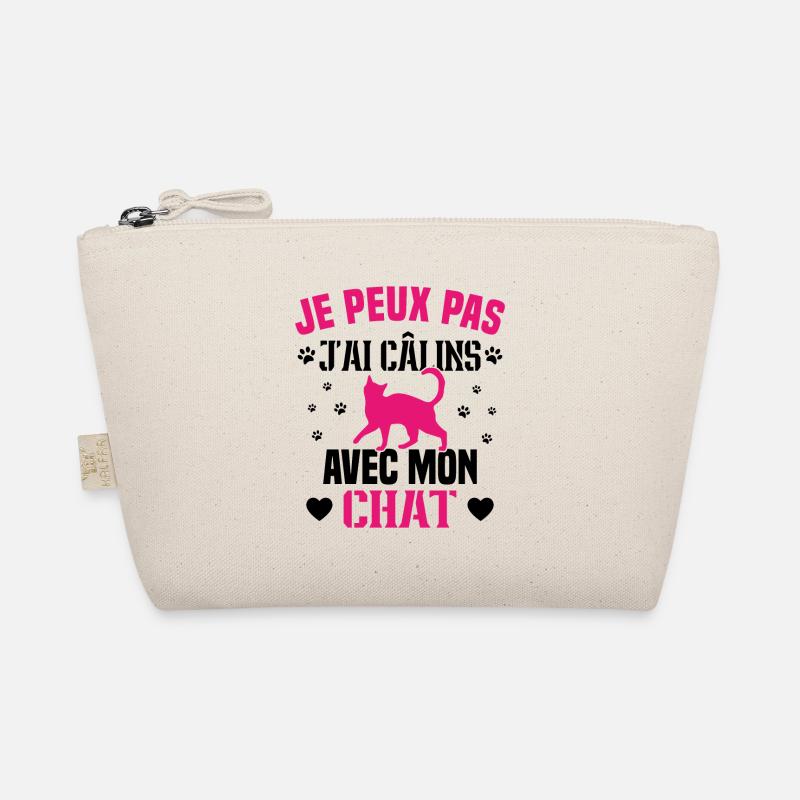 je peux pas j ai câlins avec mon chat humour chat Trousse biologique