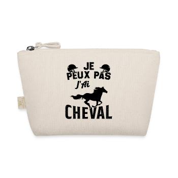 I can't I have a horse - Organic Pouch - nature - Front