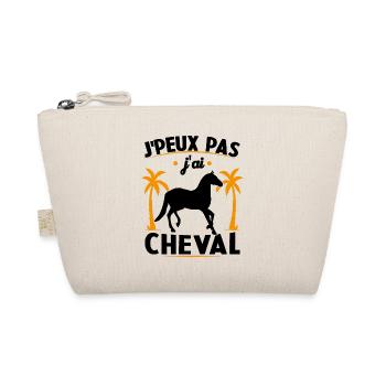 je peux pas j ai cheval - Trousse biologique - nature - Devant
