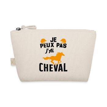I can't I have a horse - Organic Pouch - nature - Front