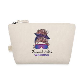 Rheumatoid Arthritis Warrior Mom - Organic Pouch - nature - Front