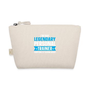 Personal Trainer Coach Gym Workout Fitness Trainer - Organic Pouch - nature - Front
