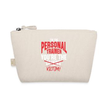 Personal Trainer Coach Gym Workout Fitness Trainer - Organic Pouch - nature - Front