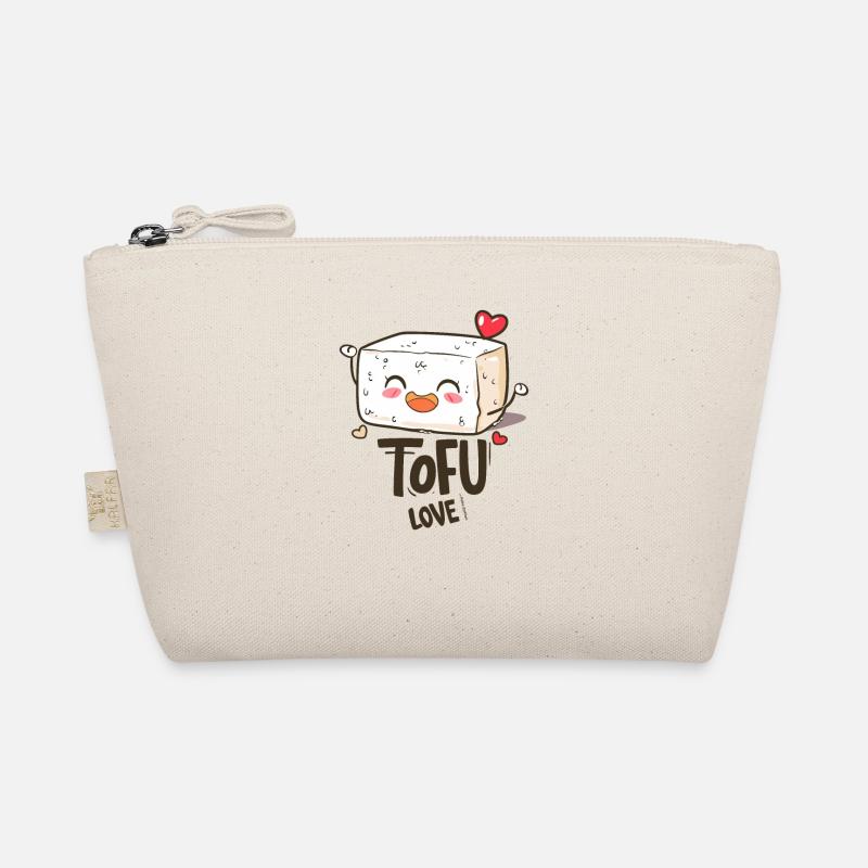 Chibi Anime Mignon Tofu Amour Trousse biologique