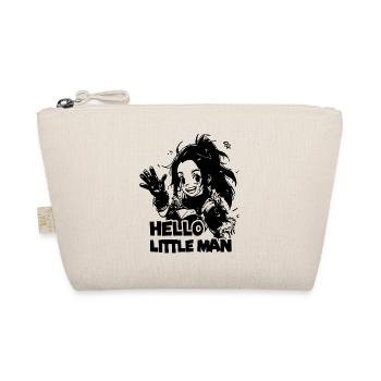 Cute Anime Warrior: Hello Little Man - Organic Pouch - nature - Front
