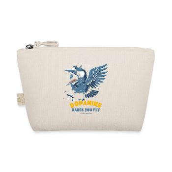 Crowing bird on dopamine makes you fly - Organic Pouch - nature - Front