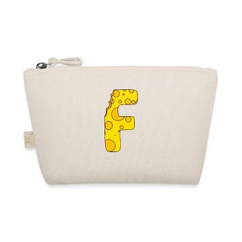 Lettre F - Lettre initiale F - Motif Fromage - Trousse biologique - nature - Devant