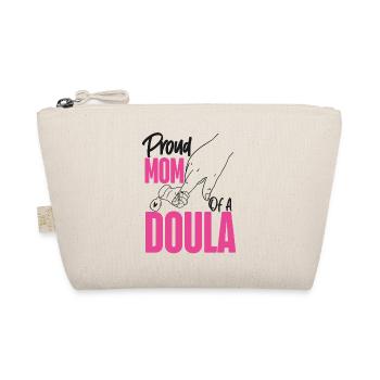 Doula Birth Worker Mom Proud Mom - Organic Pouch - nature - Front