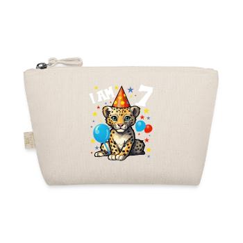 J’ai 7 ans Léopard Léopard 7e anniversaire - Trousse biologique - nature - Devant