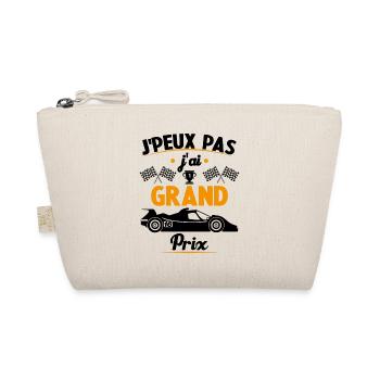 I can't I have a grand prix - Organic Pouch - nature - Front