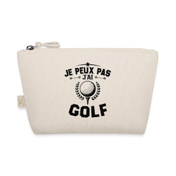 Ich kann nicht Golf spielen - Bio-Täschchen - Natur - Vorne