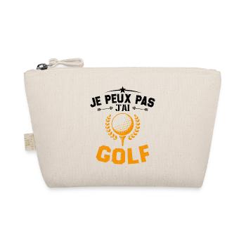 I can't I golf - Organic Pouch - nature - Front