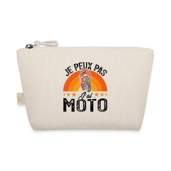 Ich kann nicht, ich habe ein Motorrad - Bio-Täschchen - Natur - Vorne
