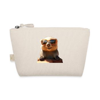 Wombat with sunglasses Australia Cute Wombats - Organic Pouch - nature - Front