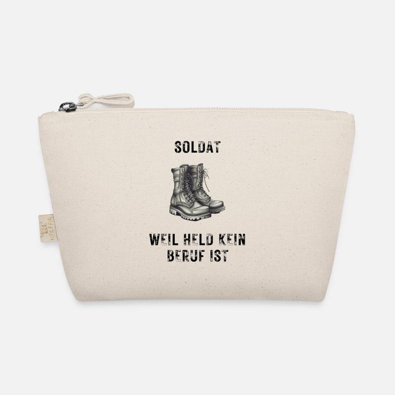Soldat weil Held kein Problem ist Bio-Täschchen