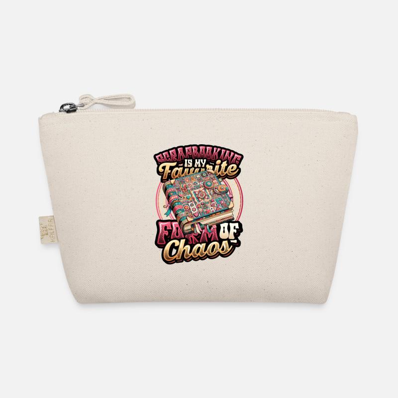 Girl Scrapbooking Enthusiast Scrapbook Organic Pouch