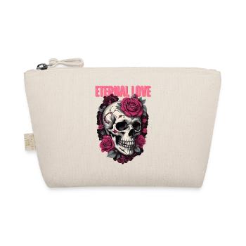 Eternal Love - Skull - Organic Pouch - nature - Front