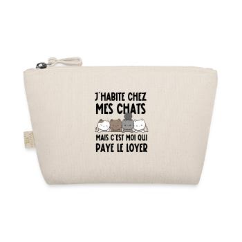 j'habite chez mes chats - Trousse biologique - nature - Devant