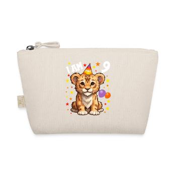 J’ai 9 ans Lion Lion 9e anniversaire - Trousse biologique - nature - Devant