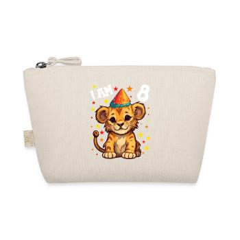 J’ai 8 ans Lion Leo 8e anniversaire - Trousse biologique - nature - Devant