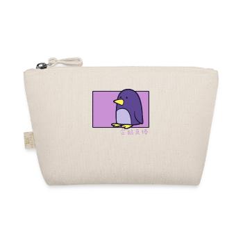 Penguin Doodle Chinese Hanzi Königspinguin - Bio-Täschchen - Natur - Vorne