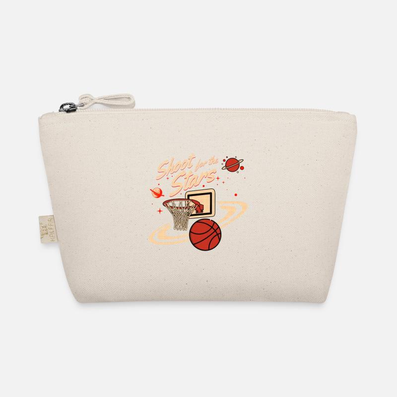 Basketball Shoot for the Stars - Bio-Täschchen - Natur