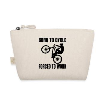 Fahrrad Radfahrer Fahrradfahrer Radfahren Radeln - Bio-Täschchen - Natur - Vorne