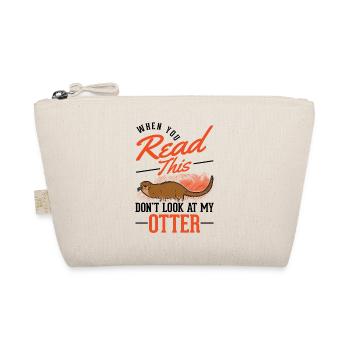 Loutre cadeau Loutre Loutre de mer - Trousse biologique - nature - Devant