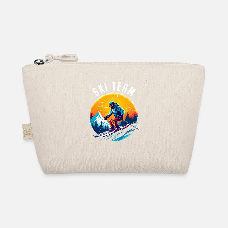 Ski Team Skier School Skiing Ski Team Ski Organic Pouch