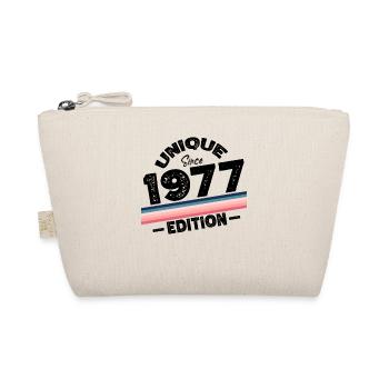 Unique Since 1977 Edition Birthday Vintage 1977 - Organic Pouch - nature - Front