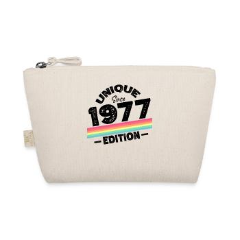 Unique Since 1977 Edition Birthday Vintage 1977 - Organic Pouch - nature - Front