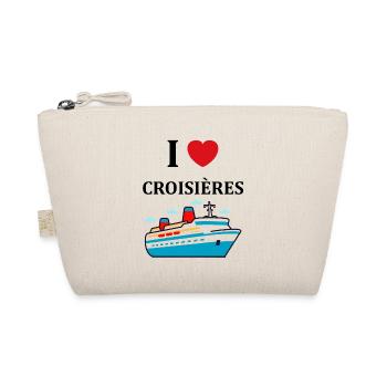 I love Croisières - Trousse biologique - nature - Devant
