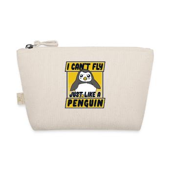 I Can't Fly Just Like A Penguin Königspinguin - Bio-Täschchen - Natur - Vorne