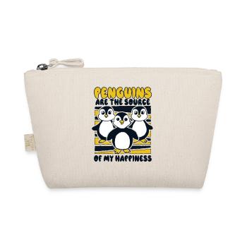 Penguins Are The Source Of My Happiness Seevogel - Bio-Täschchen - Natur - Vorne