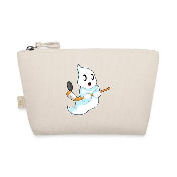 Geist Eishockey Eishockeyschläger - Bio-Täschchen - Natur - Vorne