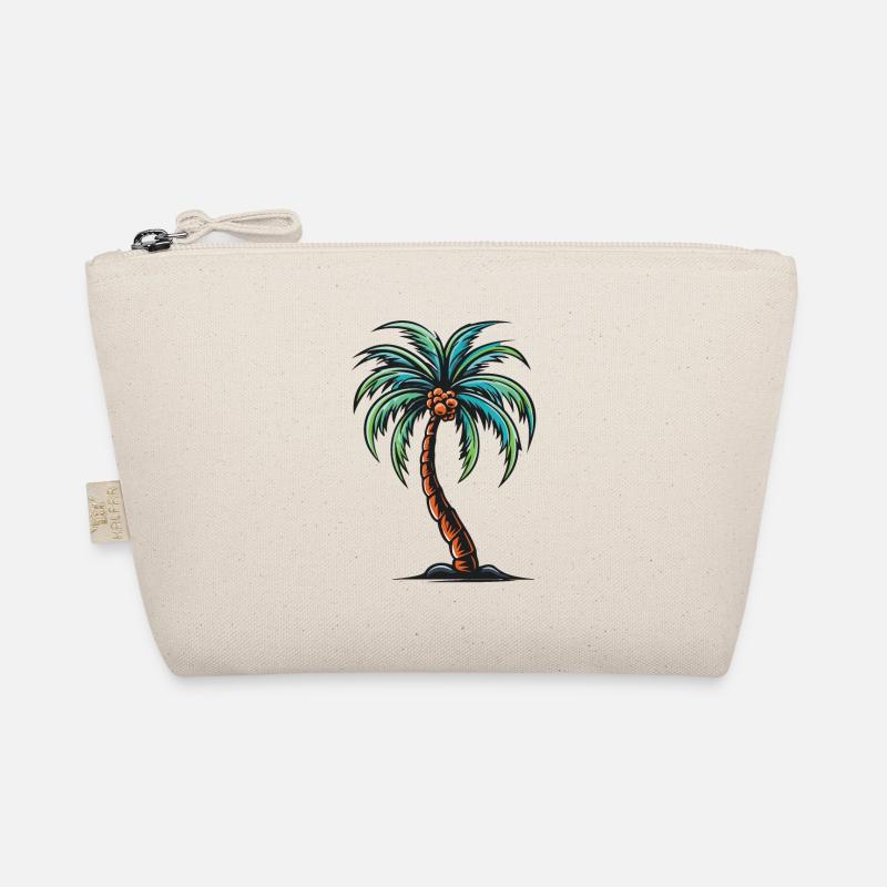Palm Tree Holiday Icon Organic Pouch