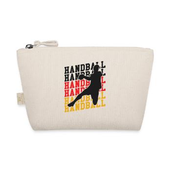 Handball Team Deutschland Flagge Handball Spieler - Bio-Täschchen - Natur - Vorne