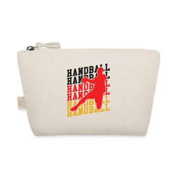 Handball Team Deutschland Flagge Handball Spieler - Bio-Täschchen - Natur - Vorne