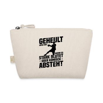 Handball nix für Weicheier Geschenk für handballer - Bio-Täschchen - Natur - Vorne