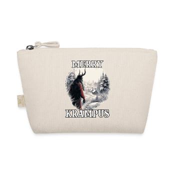 Krampus T | Krampus costume Kramperl | Santa Claus - Bio-Täschchen - Natur - Vorne