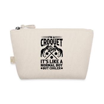 I'm a Croquet Boy It's Like a Normal Boy but Coole - Organic Pouch - nature - Front