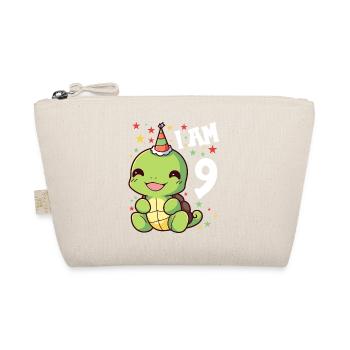 Je suis 9 Tortues Tortue 9e anniversaire - Trousse biologique - nature - Devant