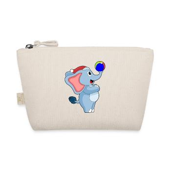 Polo nautique de Noël éléphant - Trousse biologique - nature - Devant