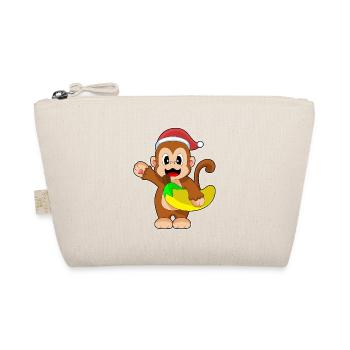 Singe Noël Banane - Trousse biologique - nature - Devant